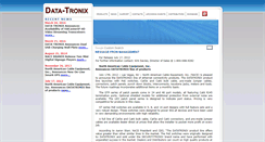 Desktop Screenshot of datatronix.biz