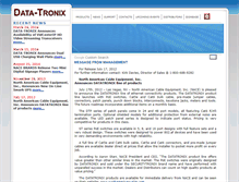 Tablet Screenshot of datatronix.biz