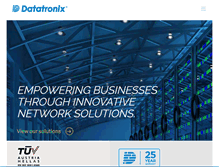 Tablet Screenshot of datatronix.com